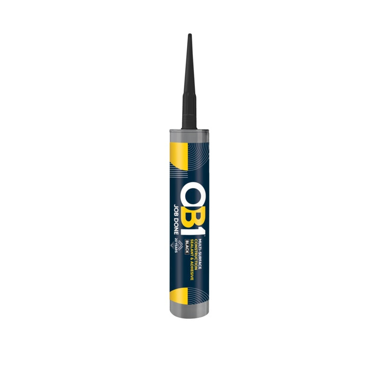 OB1 Multi Surface Sealant & Adhesive 290ml Black