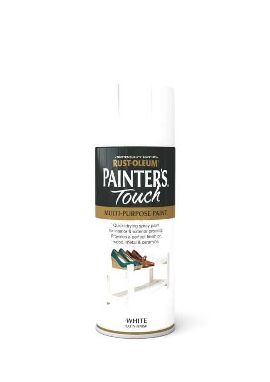Rustoleum Painters Touch Aerosol 400ml White Satin