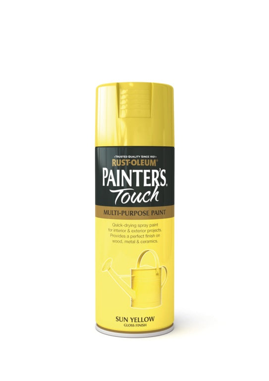 Rustoleum Painters Touch Aerosol 400ml Sun Yellow Gloss