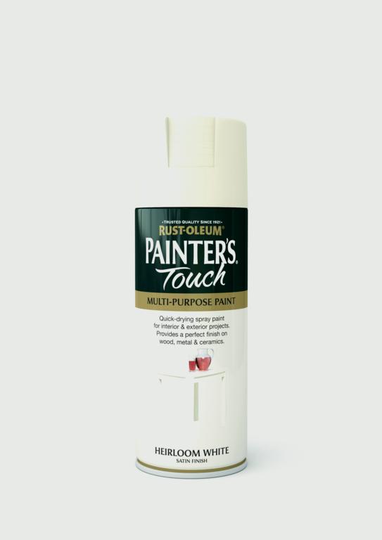Rustoleum Painters Touch Aerosol 400ml Heirloom White Satin