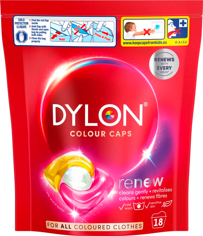 Dylon Colour Caps 18 Wash