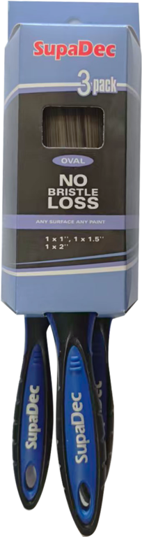 SupaDec Oval No Bristle Loss Brush Set