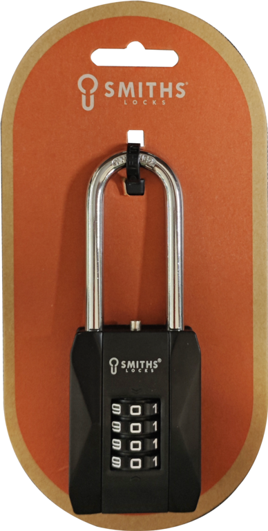 Smiths Locks HD Combination Long Shackle Padlock