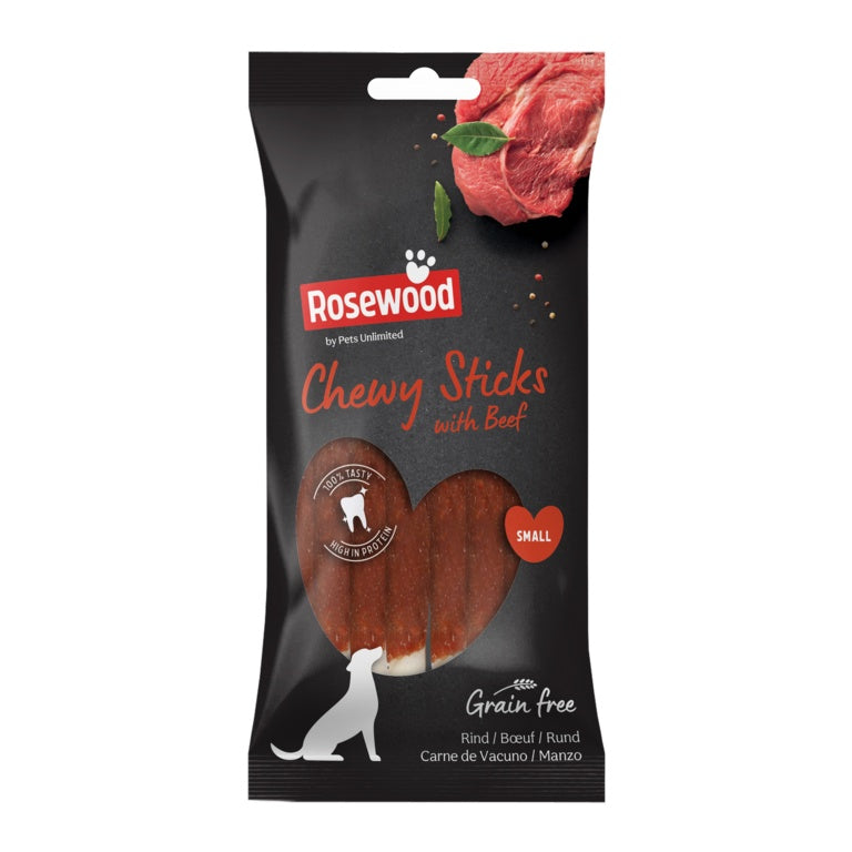 Chewy Sticks With Beef Dog Treats