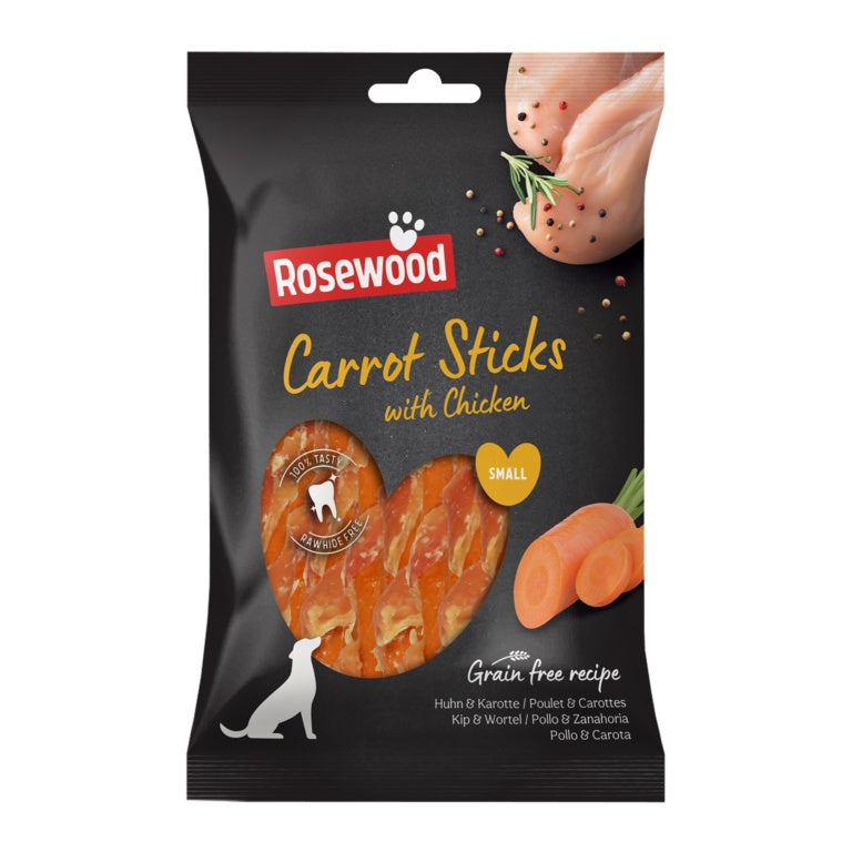 Chicken Wrapped Carrot Sticks