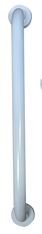 Securit Stainless Steel Grab Rail White 25 x 457