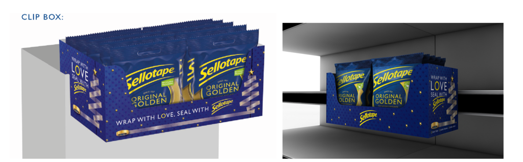Sellotape Clip Box