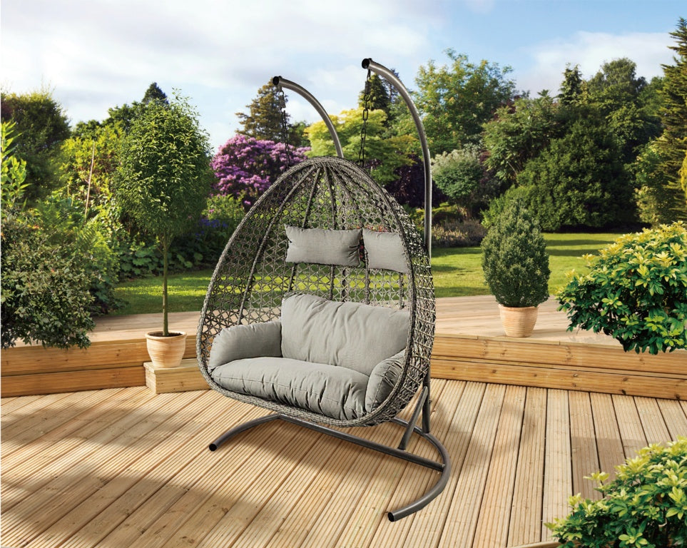 Pagoda Double Hanging Egg Chair