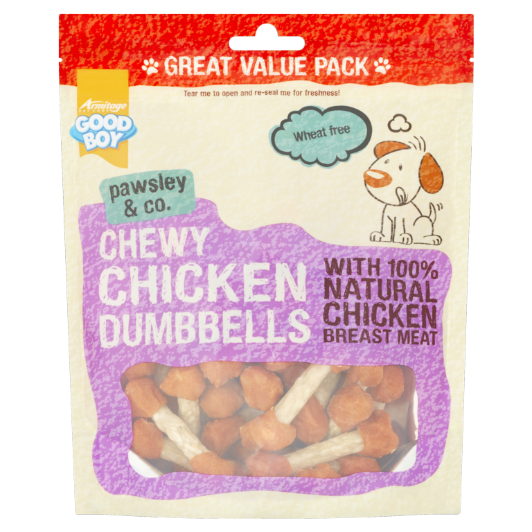 Chewy Chicken Dumbells Treats