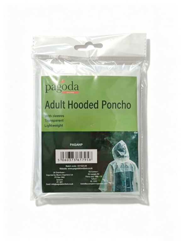 Pagoda Adult Hooded Poncho