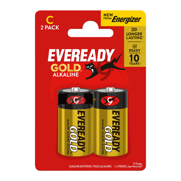 Eveready Gold C Batteries