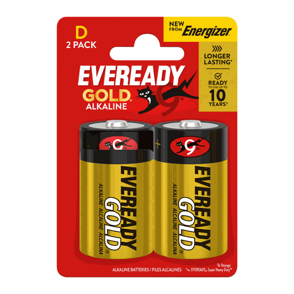 Eveready Gold D Batteries