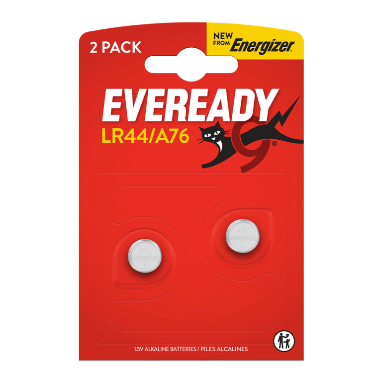 Eveready LR44 Batteries Card of 2