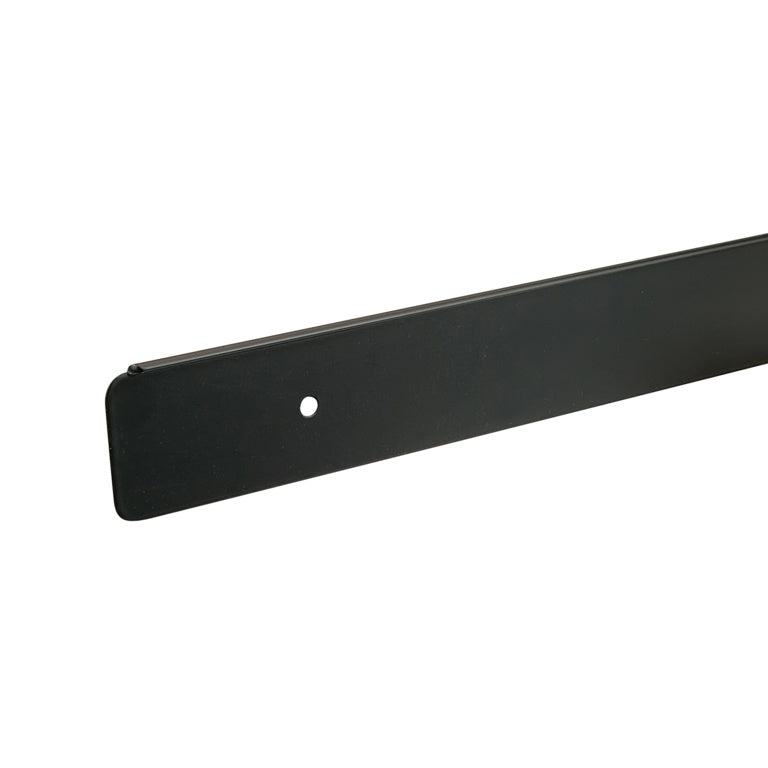 Unika Radius Worktop End Cap 6mm x 30mm Black