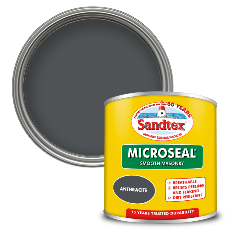 Sandtex Smooth Masonry Paint 150ml Anthracite