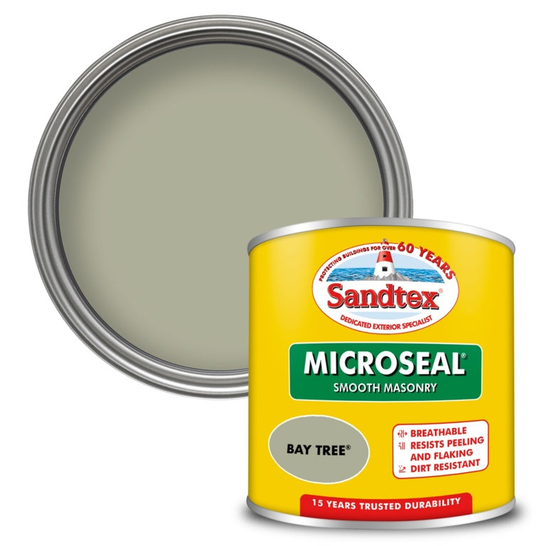 Sandtex Smooth Masonry Paint 150ml Bay Tree