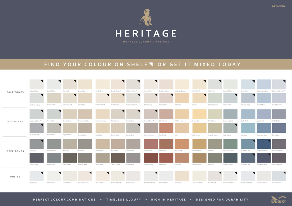 Dulux Heritage Wholesaler Poster