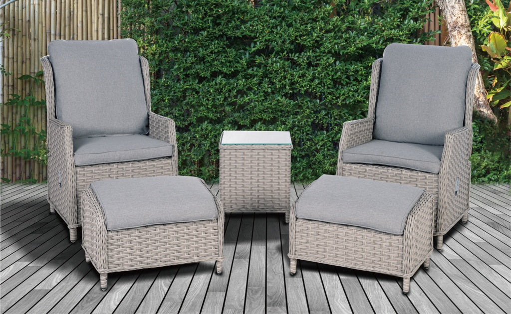 Pagoda Chambery Deluxe Reclining Companion Set