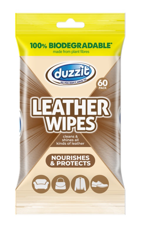 Duzzit Leather Cleaning Wipes Pack 60