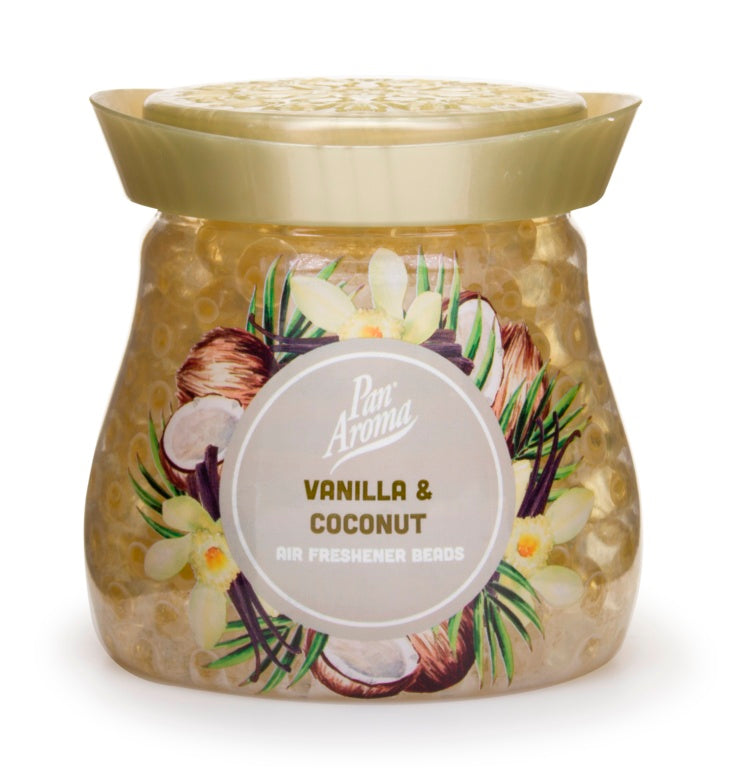 Pan Aroma Air Freshener Beads 280g Vanilla & Coconut