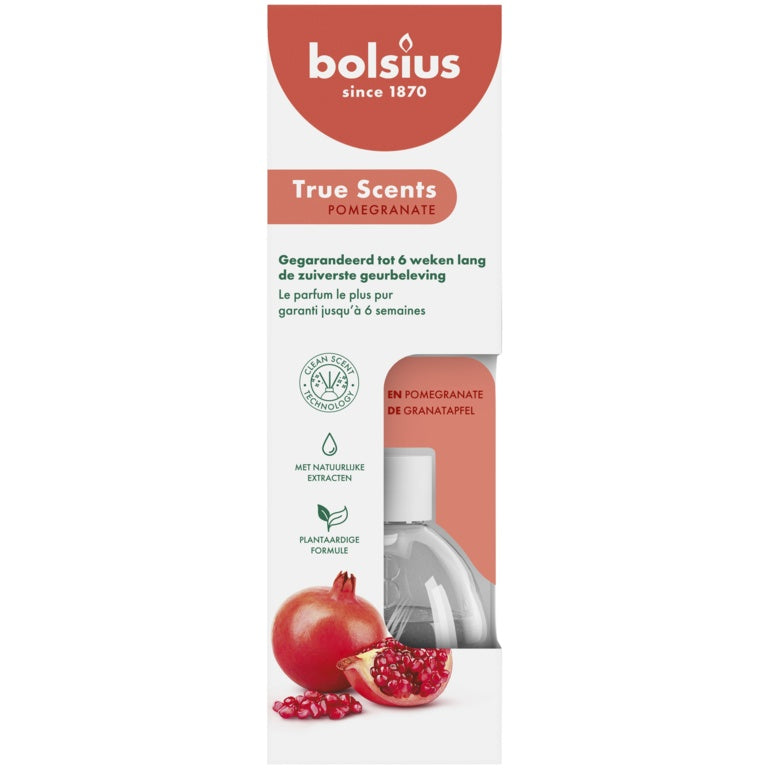 Bolsius Fragranced Reed Diffuser 60ml Pomegranate