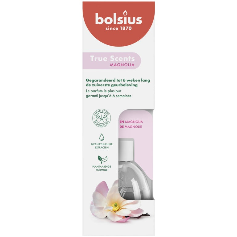 Bolsius Fragranced Reed Diffuser 60ml Magnolia