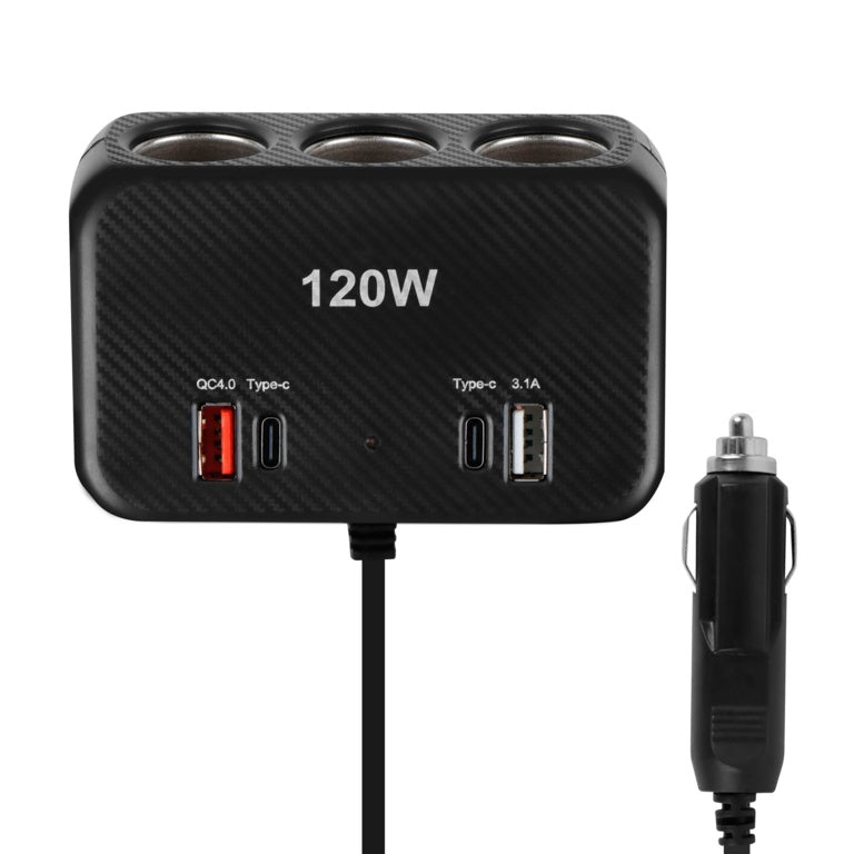 Streetwize Triple Socket With Twin Usb A + C
