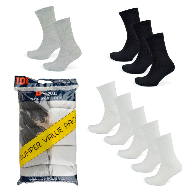 Tom Franks Sports Mens Sport Socks Pack 10