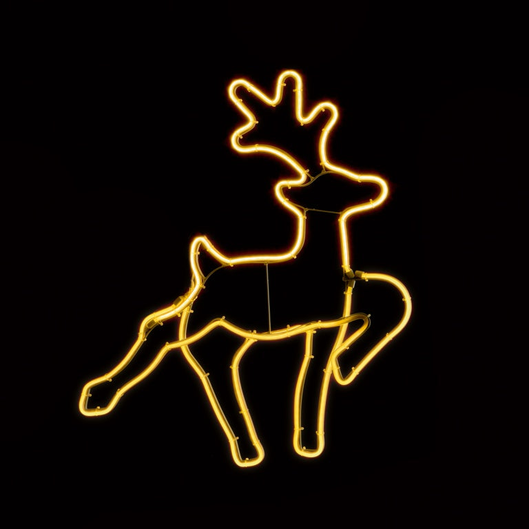 Premier Lit Neon Running Reindeer 53 x 57 cm