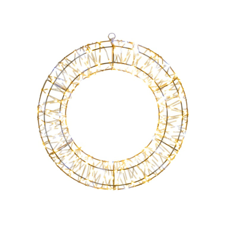 Premier Twinkling Lit Flexibrights Wreath 40cm
