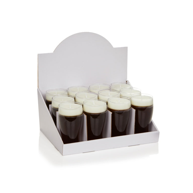 Premier Stout Glass Gel Candle 16cm