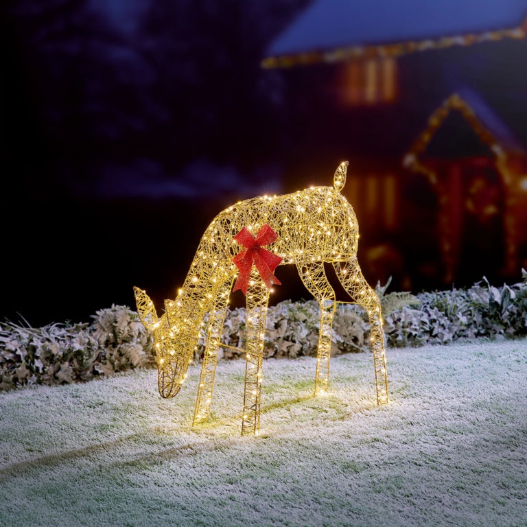 Premier Lit Golden Elegance Twist Grazing Deer 72cm