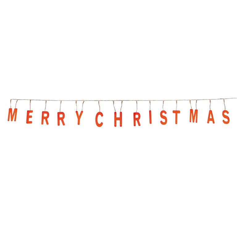 Premier Lit Merry Christmas Light String 1.2m
