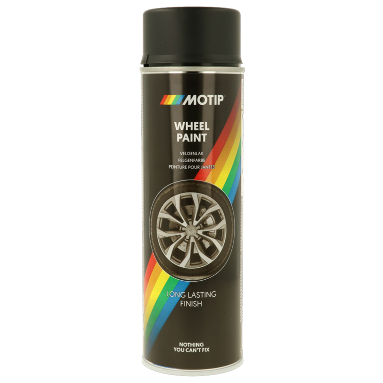 Motip Wheel Paint Black Matt 500ml