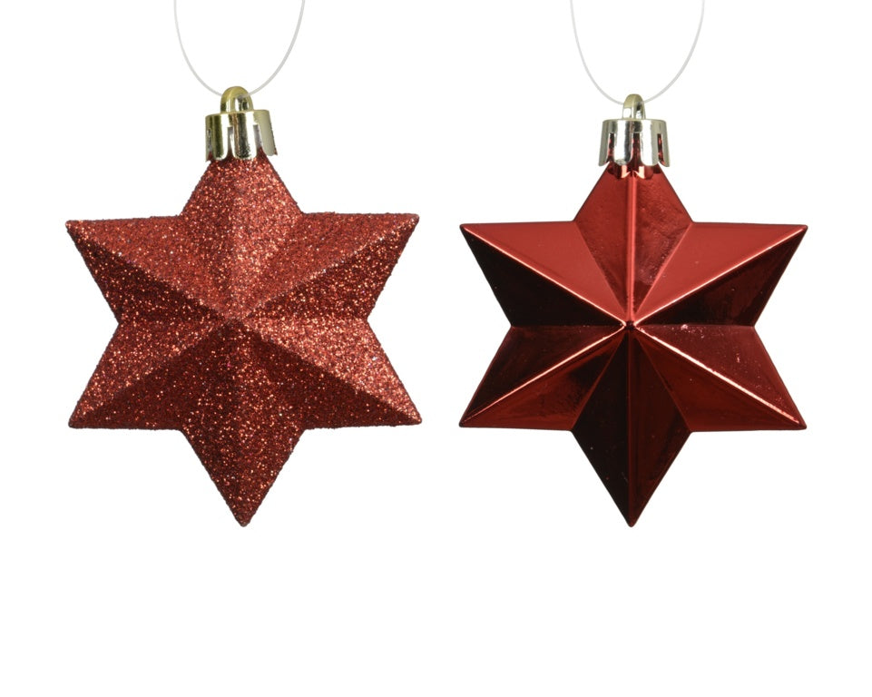 Kaemingk Star Bauble Christmas Red 30cm