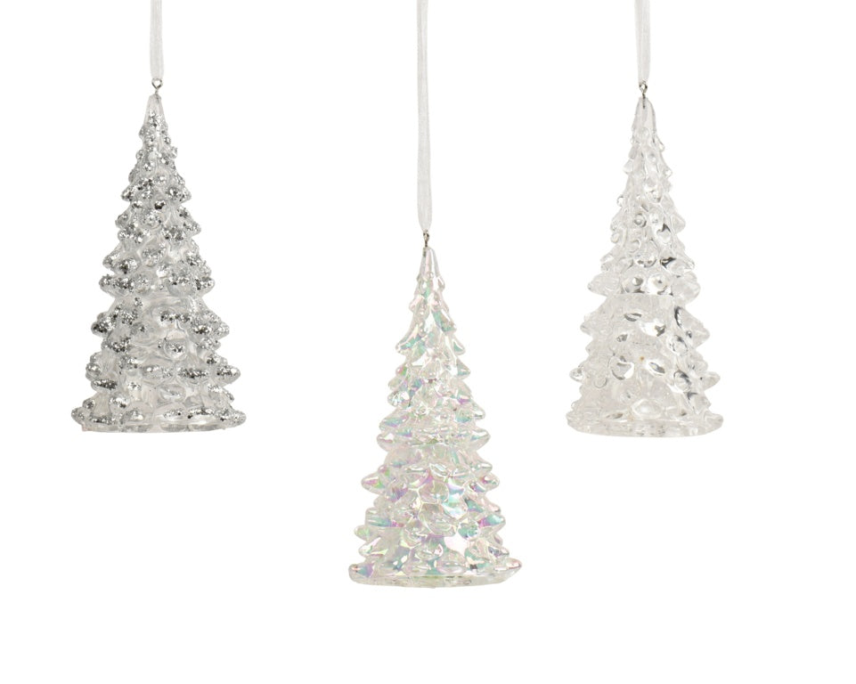 Kaemingk Transparent Tree Polystyrene H12cm