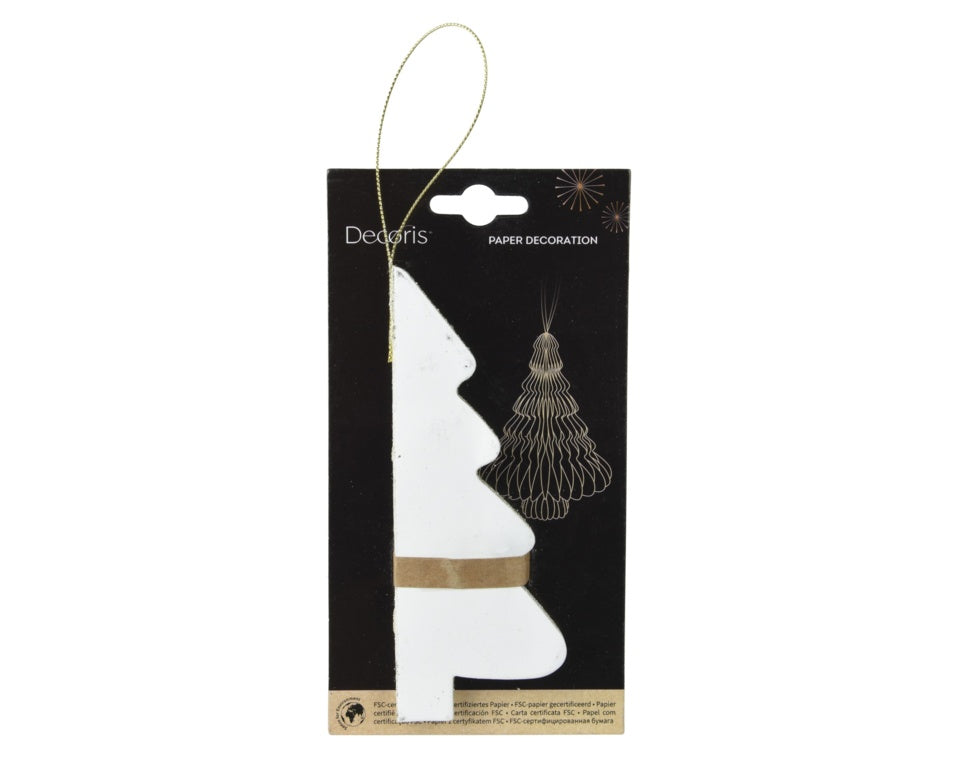Kaemingk Paper Tree White H15cm