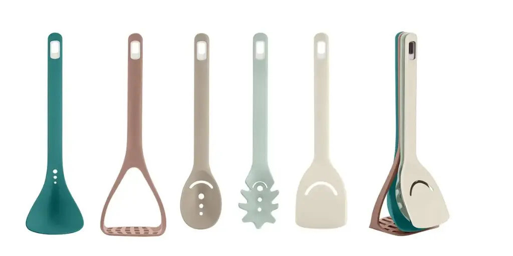 Blue Casa Kitchen Utensil Set 5 Piece