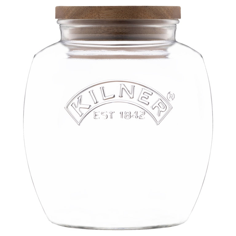 Kilner Universal Jar With Wooden Lid 4ltr