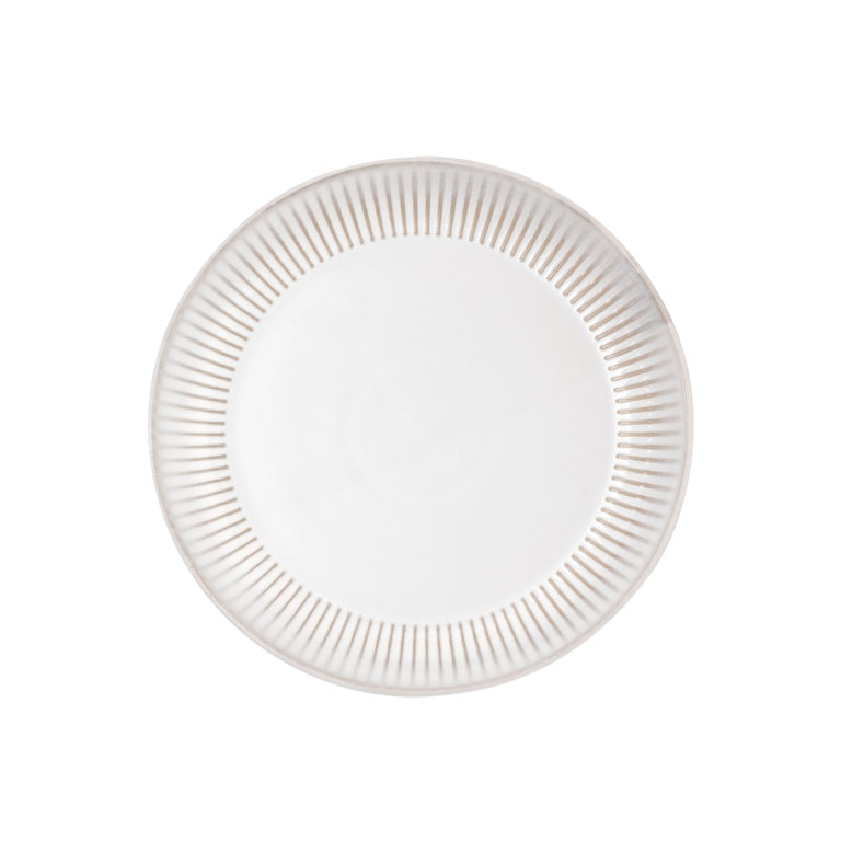 Mason Cash Reactive Ridge Side Plate White 22cm