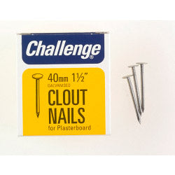 Challenge Clout - Plasterboard Nails - Galvanised (Box Pack) 40mm