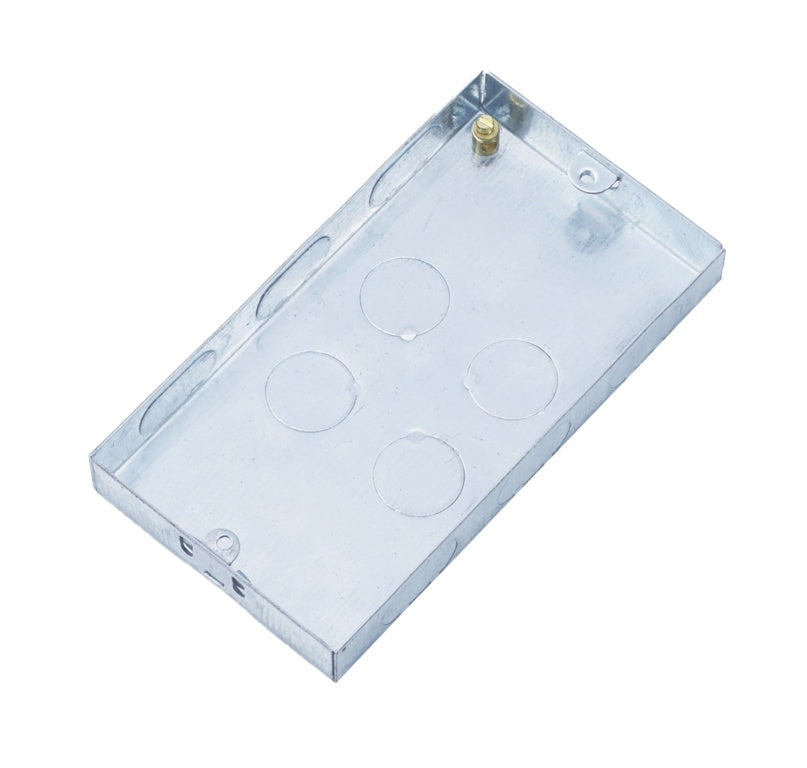 Metal Back Box 2 Gang