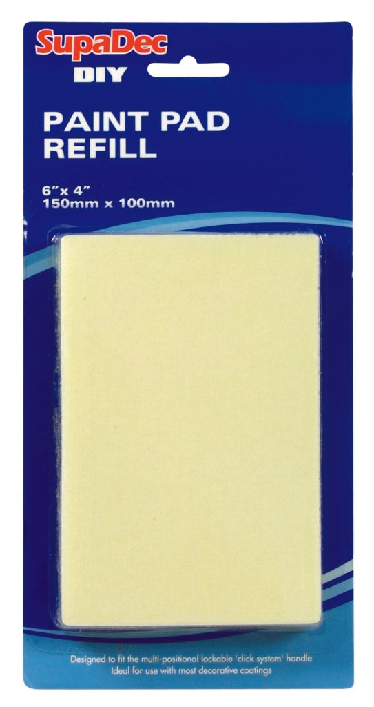 SupaDec DIY Paint Pad Refill 6x4"