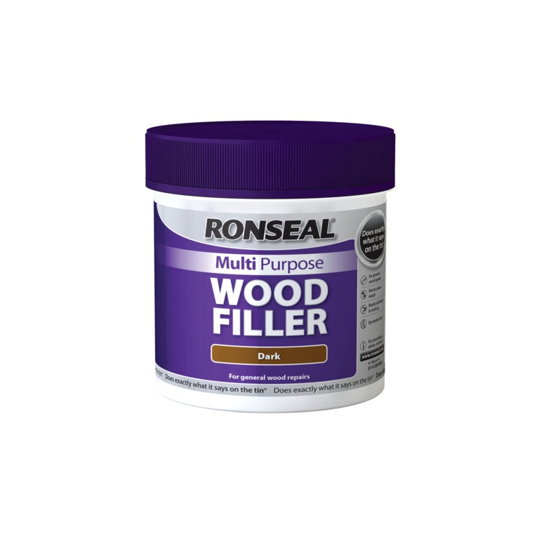 Ronseal Multi Purpose Wood Filler 465g Dark