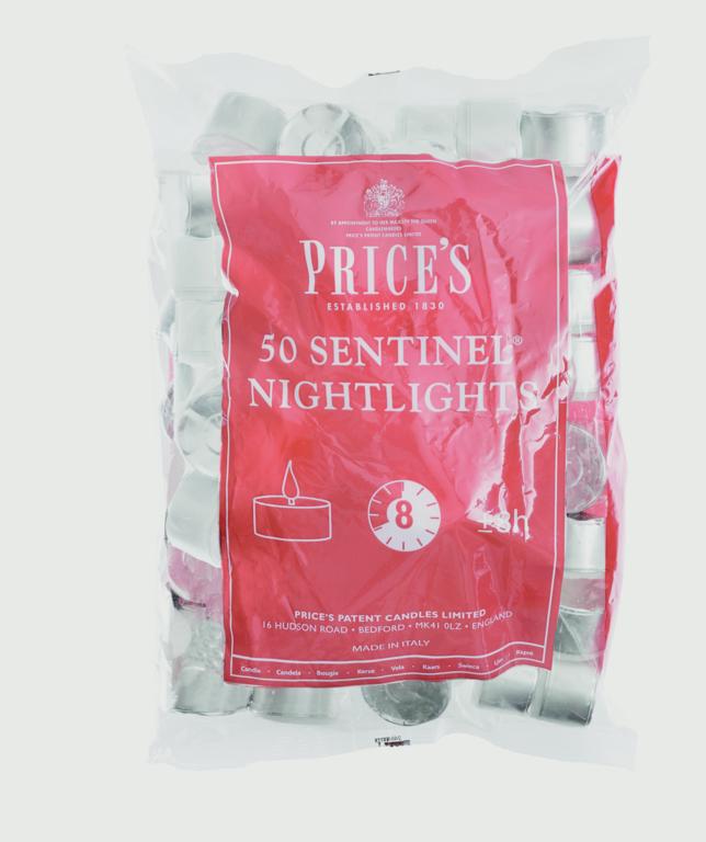 Prices Candles Sentinel Nightlights Pack 50