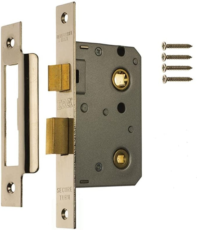 Era Bathroom Lock 3" Finish: Chrome