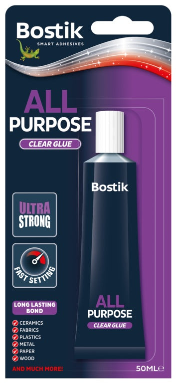 Bostik All Purpose Adhesive 50ml Blister