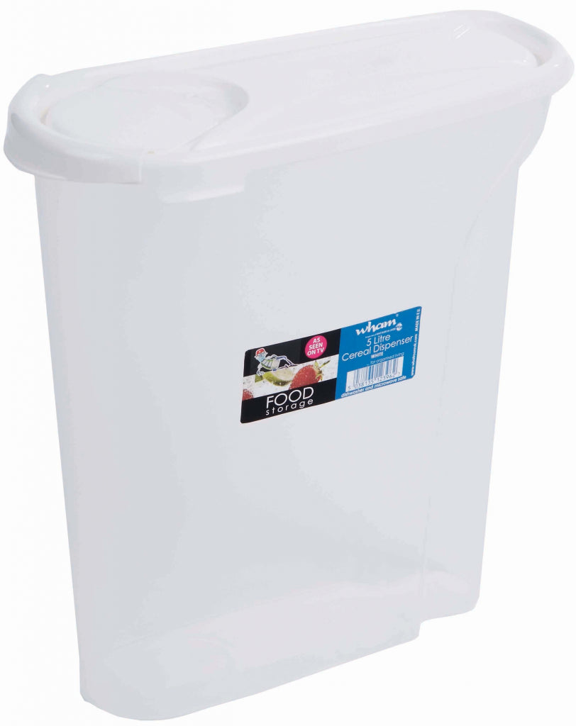 Wham Cereal Dispenser Food Storage 5L White