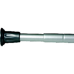 Croydex Shower Curtain Telescopic Rod 6 Silver