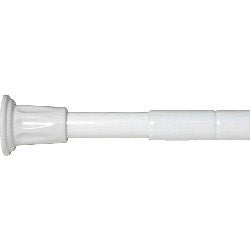 Croydex Shower Curtain Telescopic Rod 8" 6 White